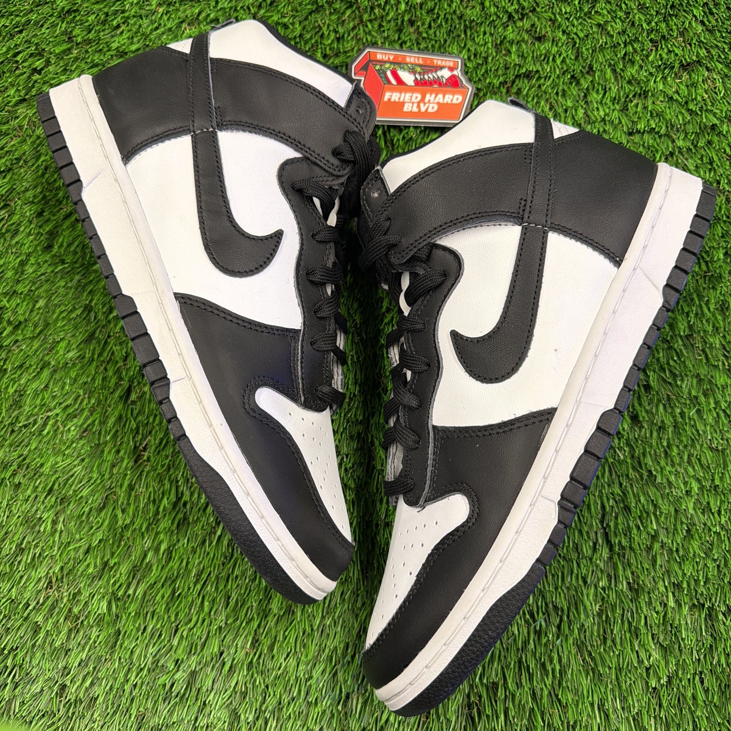 Dunk High 'Black White'