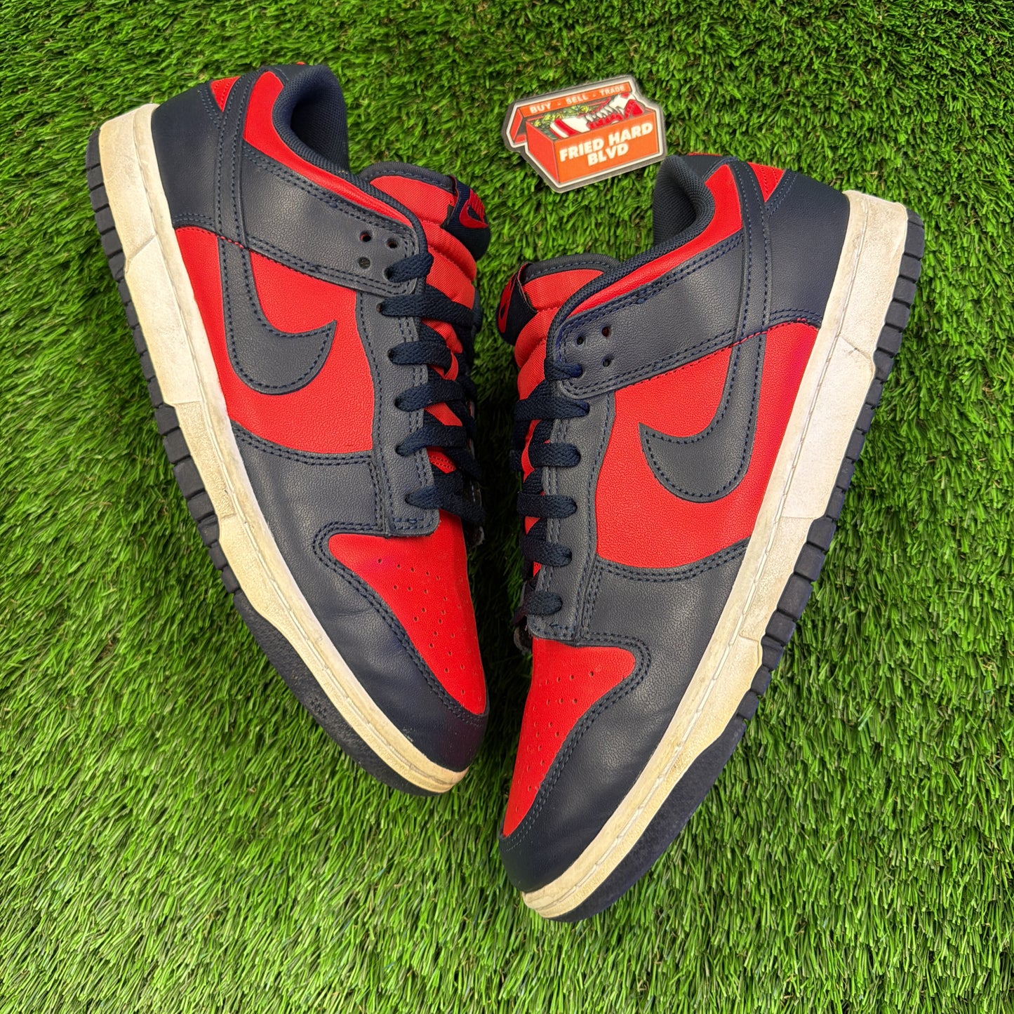 Nike Dunk Low Retro 'Navy Red' 2024