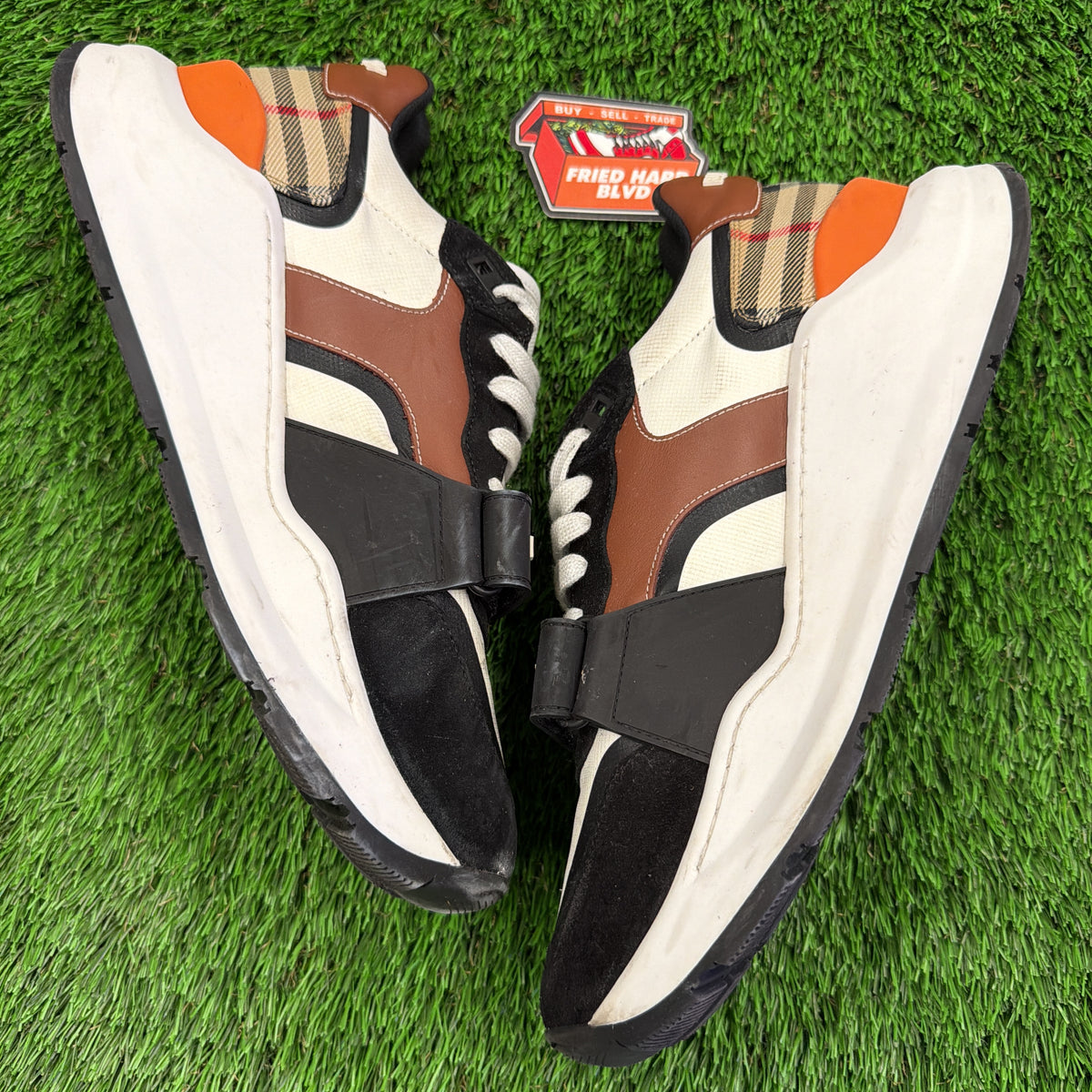 Burberry Wmns Ramsey 'Vintage Check - Black Archive Beige'