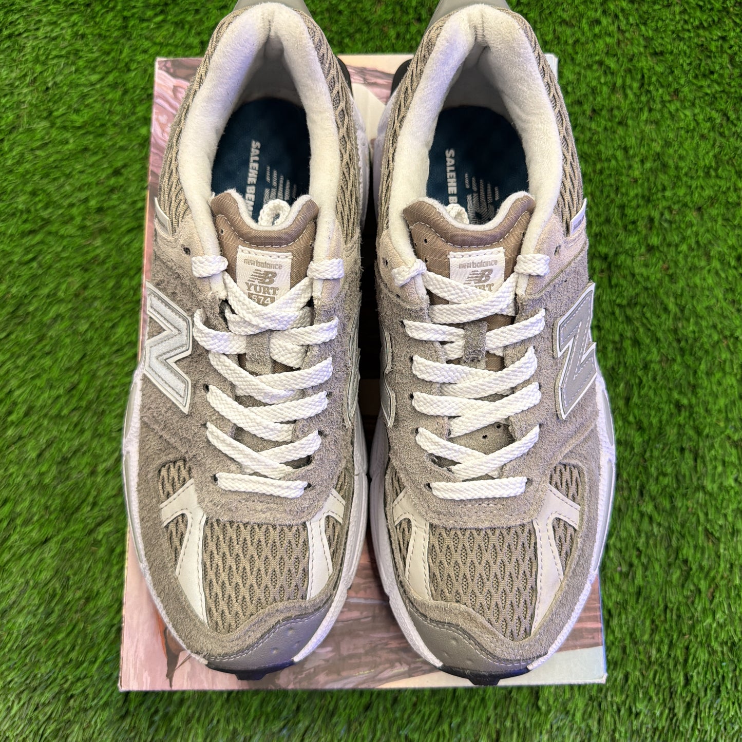 Salehe Bembury x New Balance 574 YURT 'Shark Skin'
