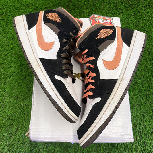 Wmns Air Jordan 1 Mid SE 'Peach Mocha'