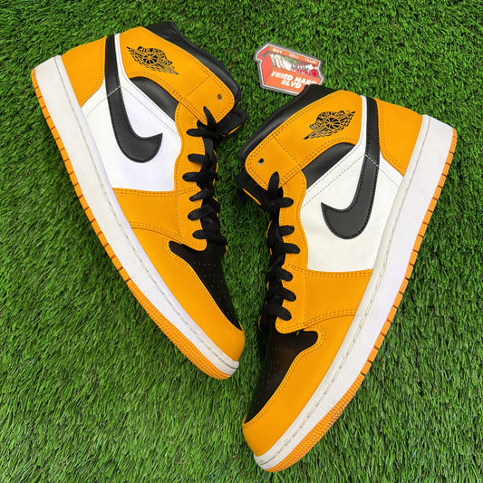 Air Jordan 1 Mid 'Reverse Yellow Toe'
