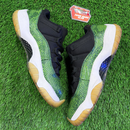 Jordan 11 Retro Low Green Snakeskin