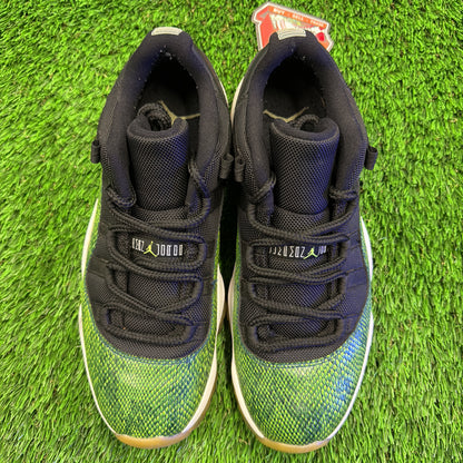 Jordan 11 Retro Low Green Snakeskin