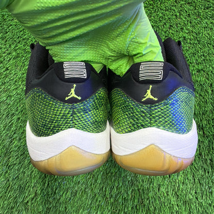 Jordan 11 Retro Low Green Snakeskin