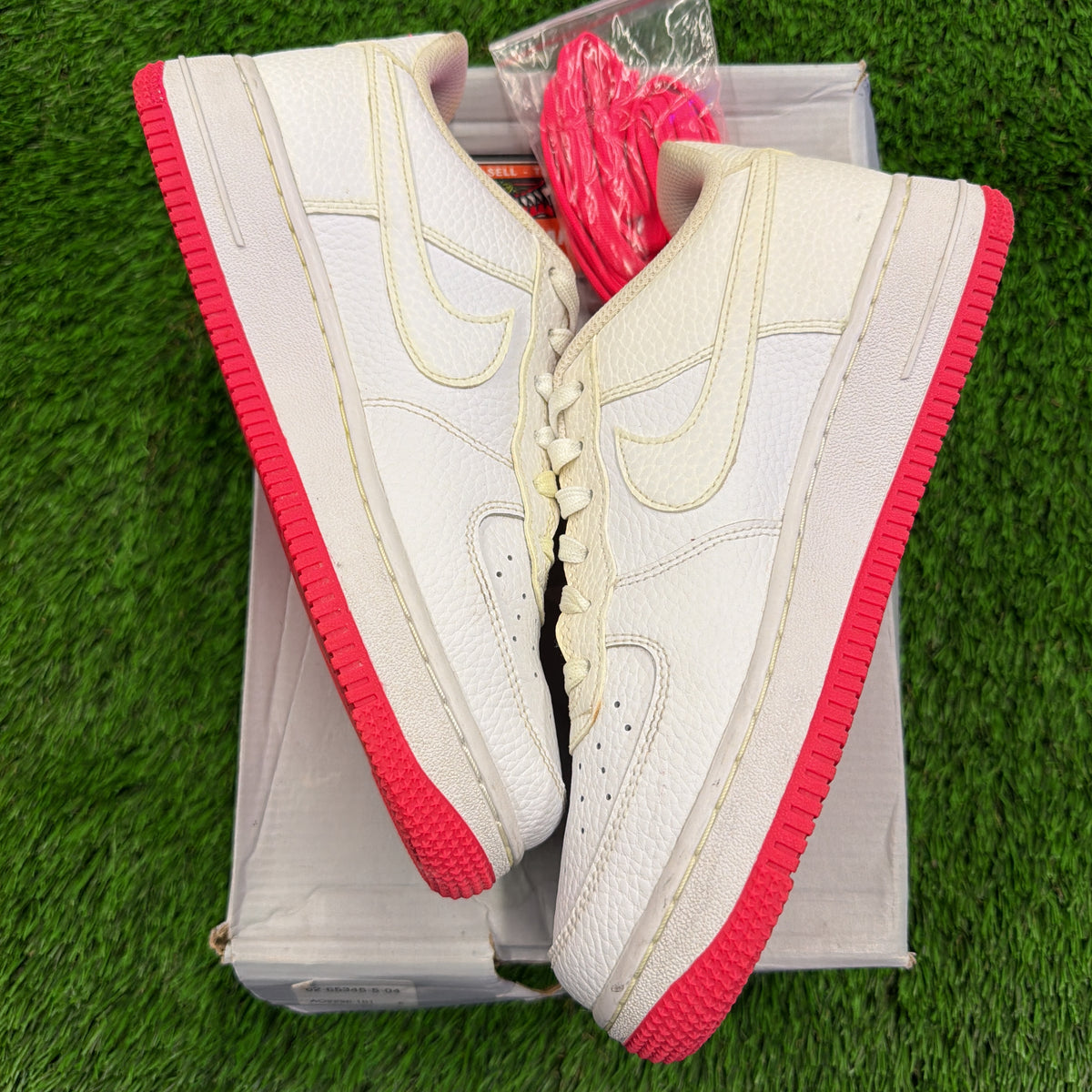 Nike Air Force 1 Low GS 'White Racer Pink'