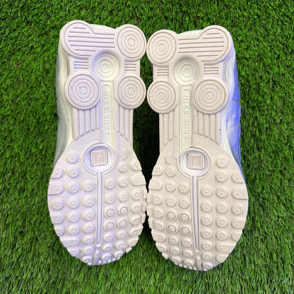 Nike Shox R4 GS 'White Metallic Silver' 2025