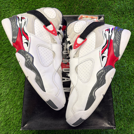 Jordan 8 Retro White True Red (2025)