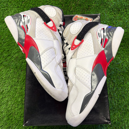 Jordan 8 Retro White True Red (2025)