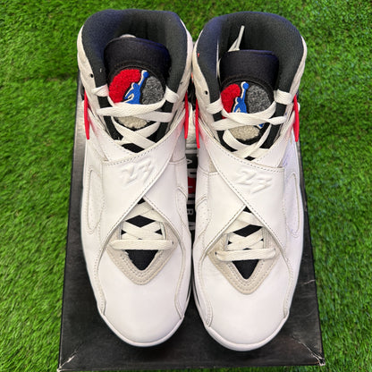 Jordan 8 Retro White True Red (2025)