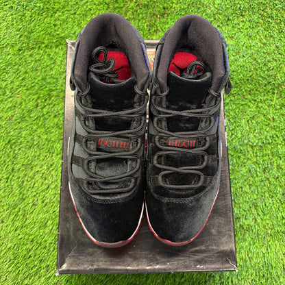 Jordan 11 Retro Bred Velvet (Women's)