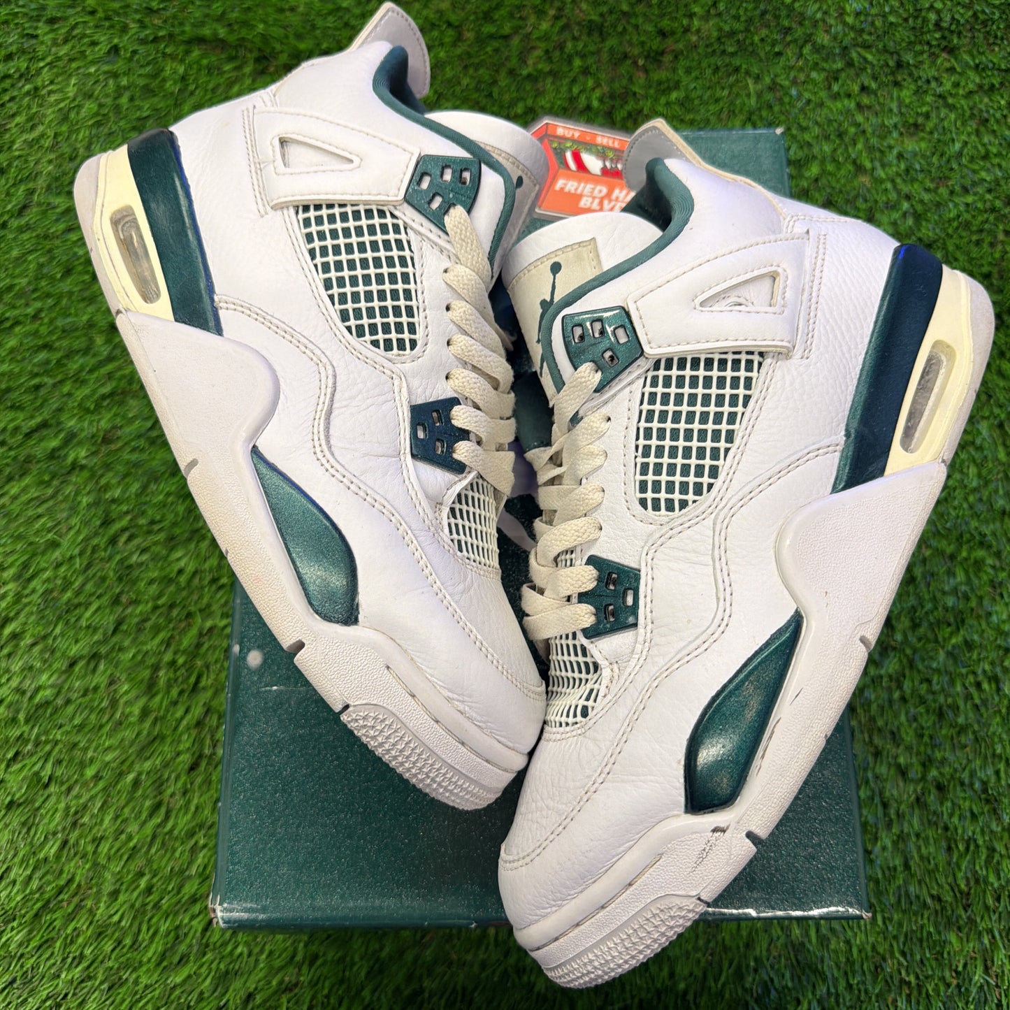 Air Jordan 4 Retro GS 'Oxidized Green'