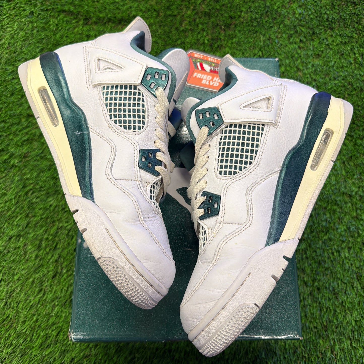 Air Jordan 4 Retro GS 'Oxidized Green'