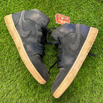 Air Jordan 1 Mid Blue Suede