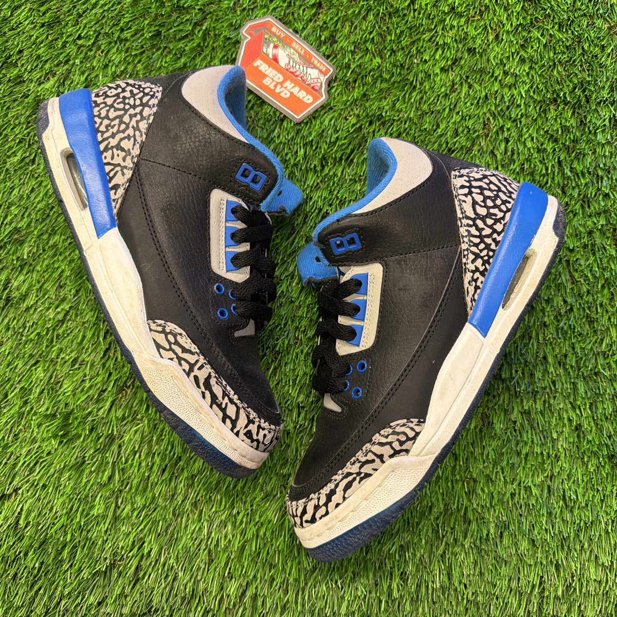 Air Jordan 3 Retro 'Sport Blue' (GS)