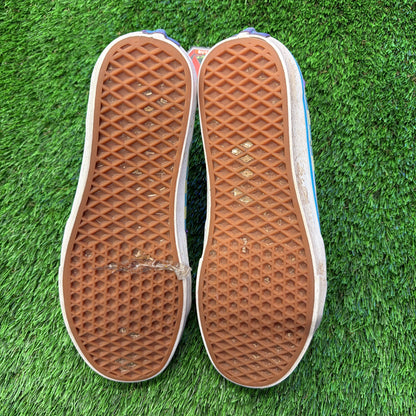 Vans Purple Green Teal Checker