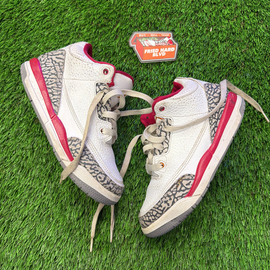 Air Jordan 3 Retro GS 'Cardinal Red'