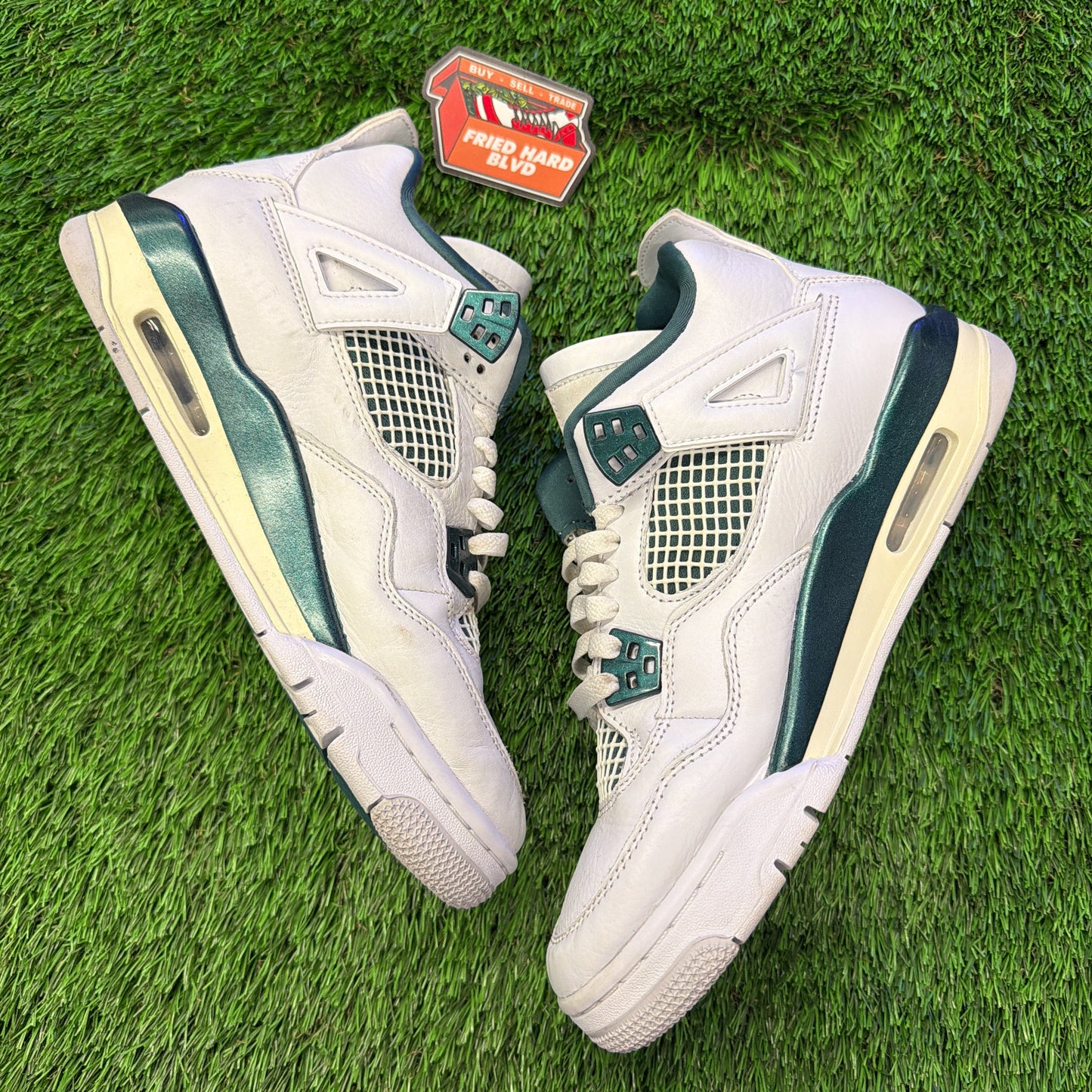 Air Jordan 4 Retro GS 'Oxidized Green'