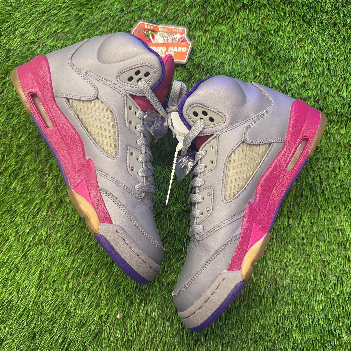 Air Jordan 5 Retro GS 'Cement Grey Pink'