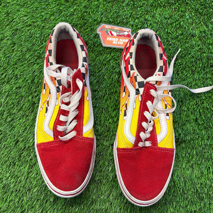 Vans Red Flame