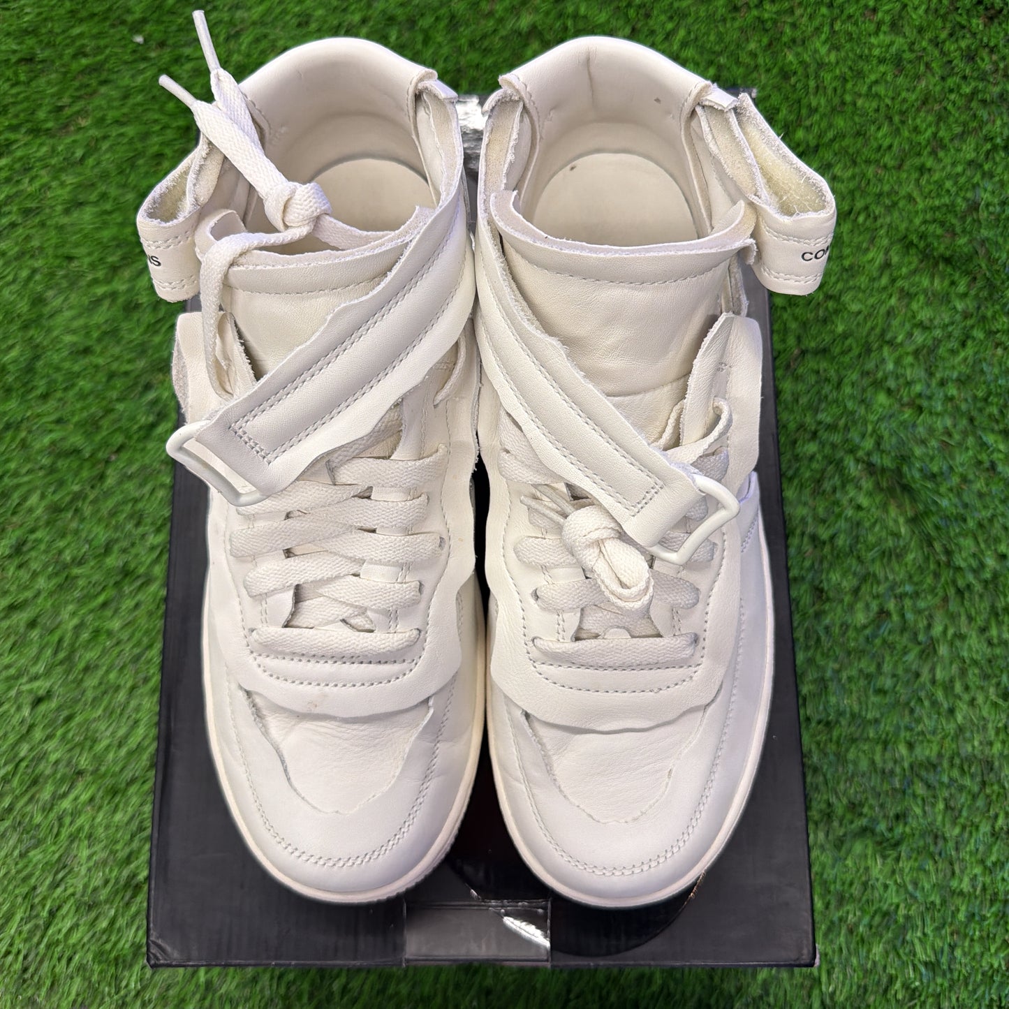 Comme des Garçons x Nike Air Force 1 Mid 'Triple White'