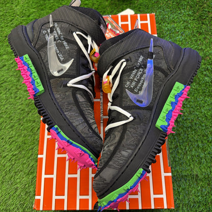 Off-White x Air Force 1 Mid 'Black'