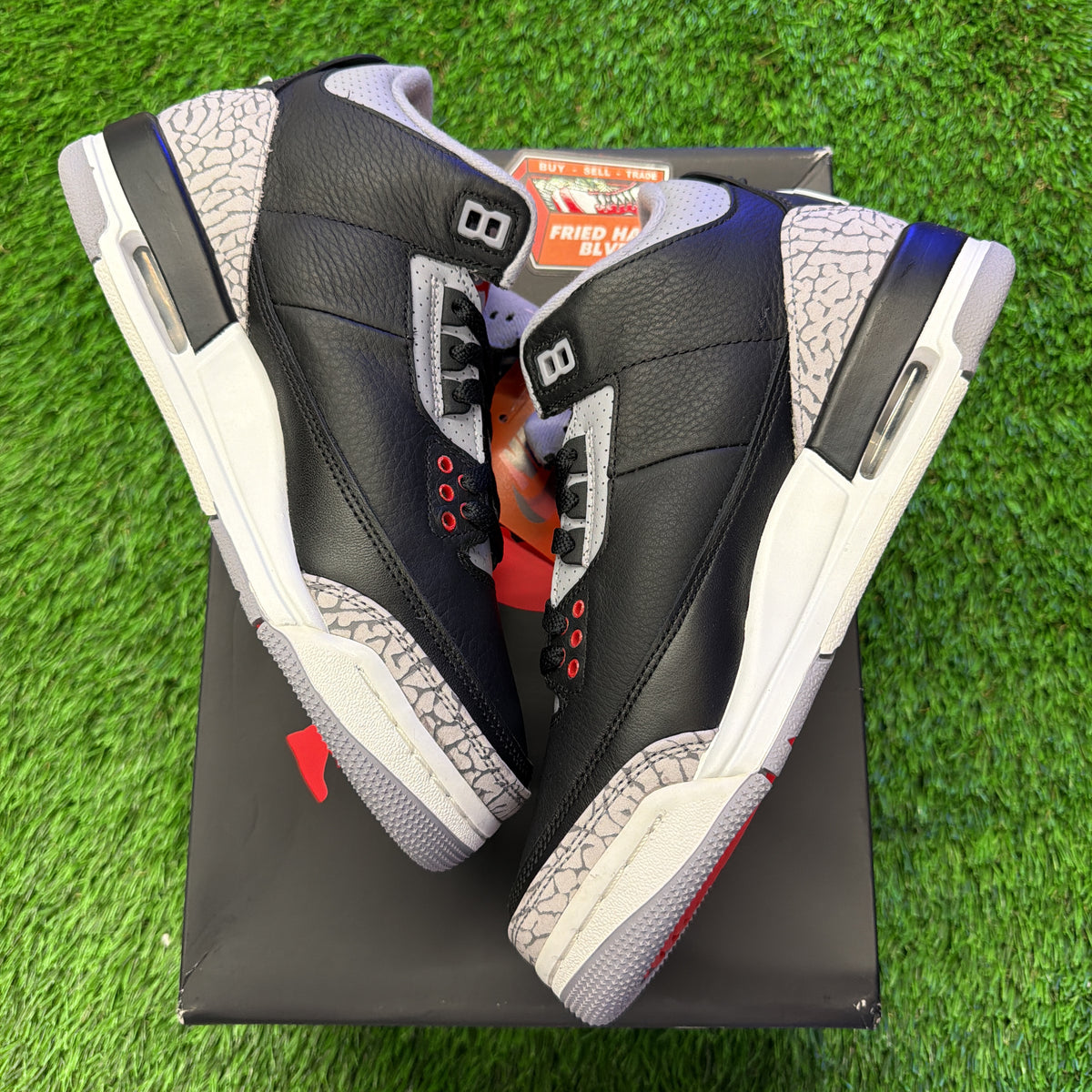 Air Jordan 3 Retro OG GS 'Black Cement' 2024