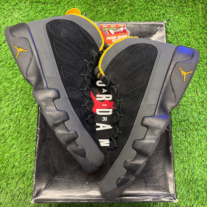 Air Jordan 9 Retro ‘Dark Charcoal University Gold’
