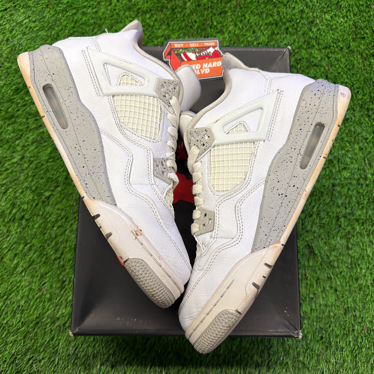Air Jordan 4 Retro GS 'White Oreo'