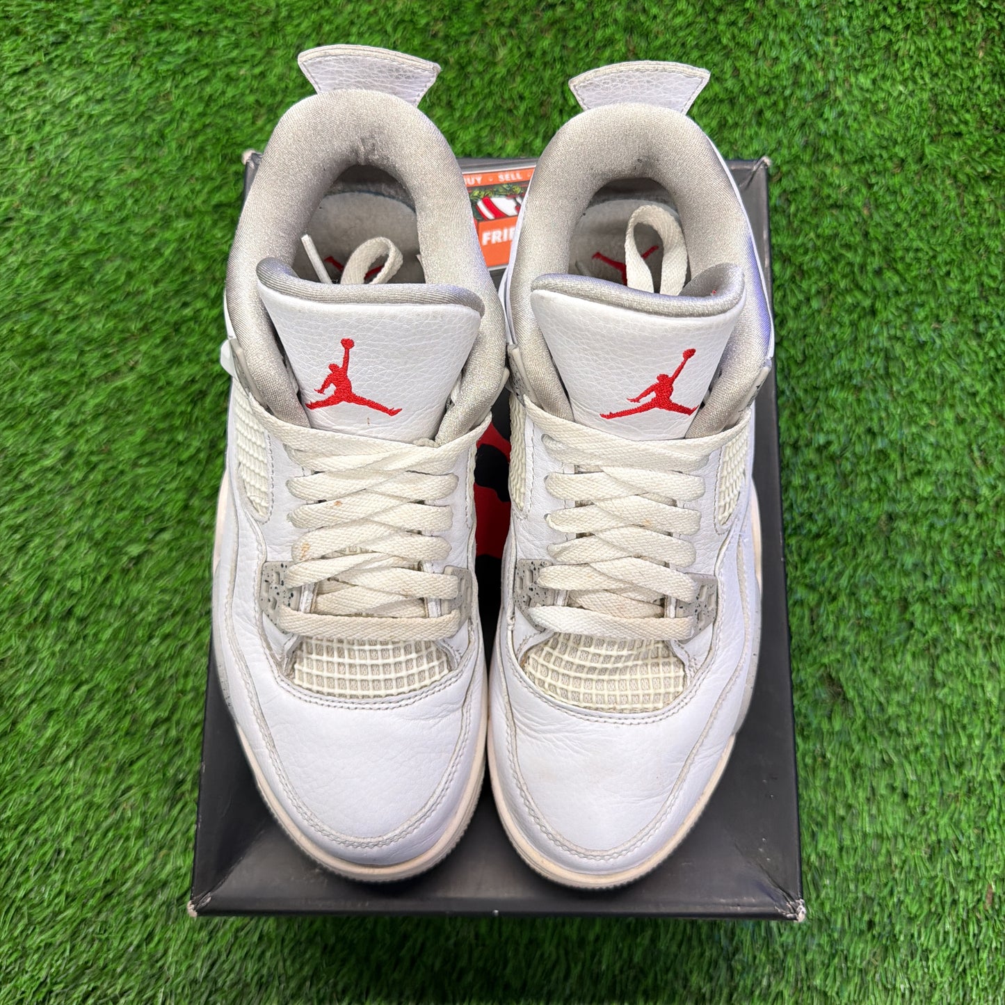 Air Jordan 4 Retro GS 'White Oreo'