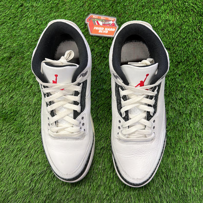 Jordan 3 Retro Cement Grey SIZE 9M/10.5W
