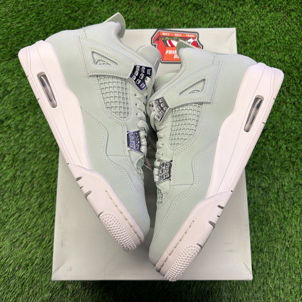 Wmns Air Jordan 4 Retro 'Abundance / Seafoam'