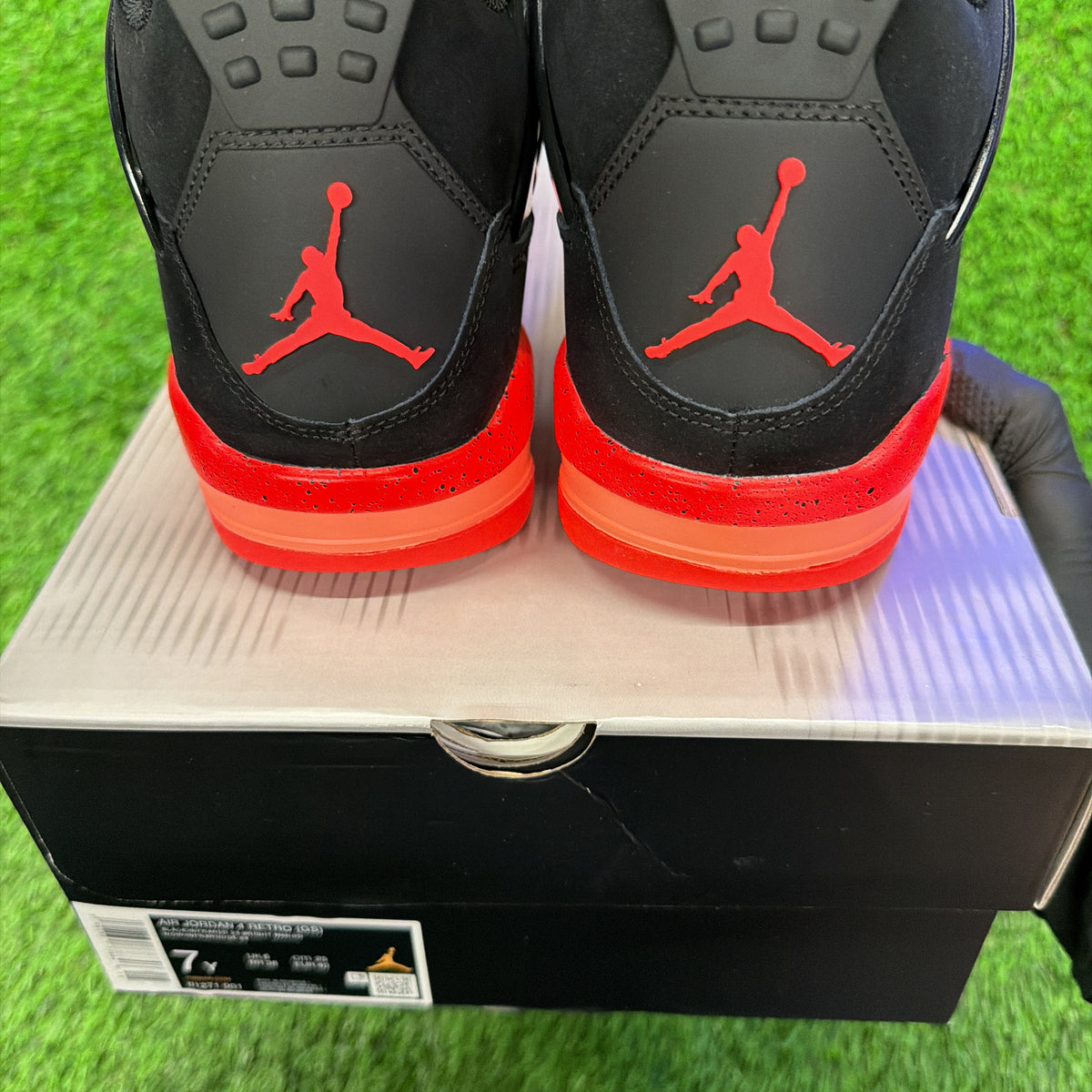 Air Jordan 4 Retro GS 'Black Infrared'
