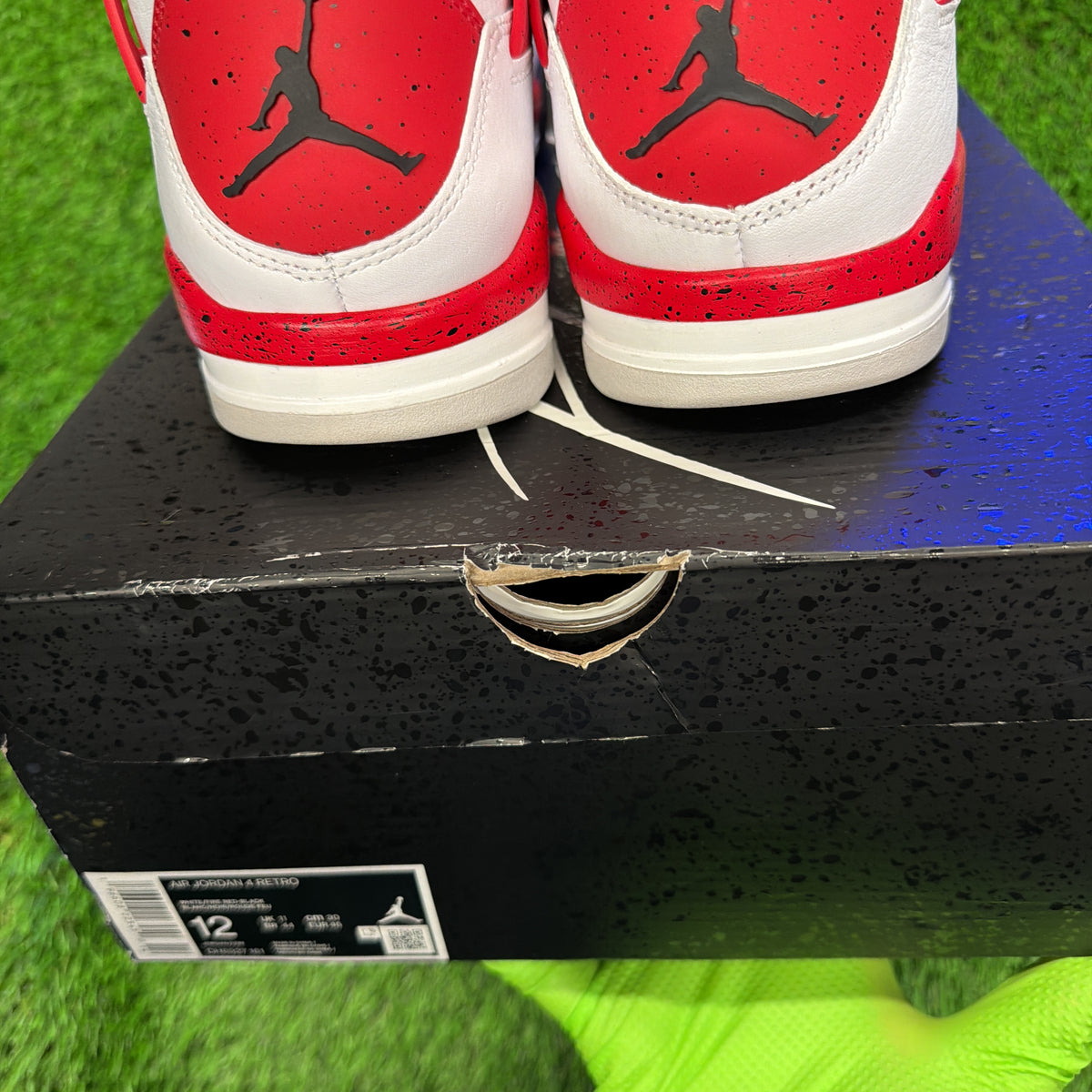 Air Jordan 4 Retro 'Red Cement' SIZE 12M/13.5W