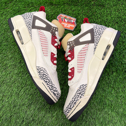 Air Jordan Spizike Low 'Sail Anthracite' SIZE 9M/10.5W