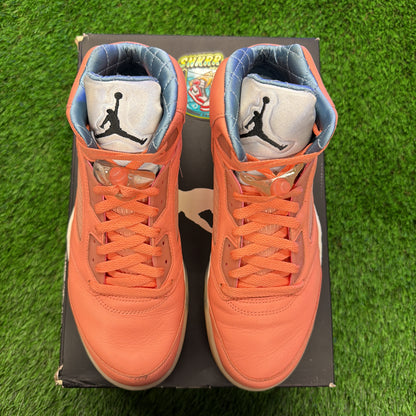 DJ Khaled x Air Jordan 5 Retro 'Crimson Bliss' SIZE 9M/10.5W