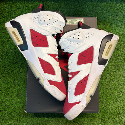 Air Jordan 6 Retro OG 'Carmine' 2021 SIZE 12M/13.5W