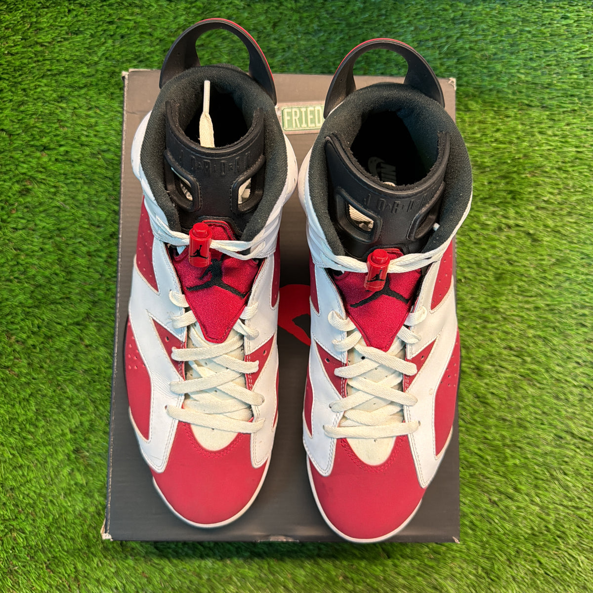 Air Jordan 6 Retro OG 'Carmine' 2021 SIZE 12M/13.5W
