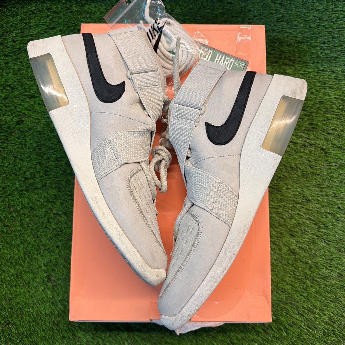 Nike Air Fear Of God Raid 'Light Bone' SIZE 10.5M/12W