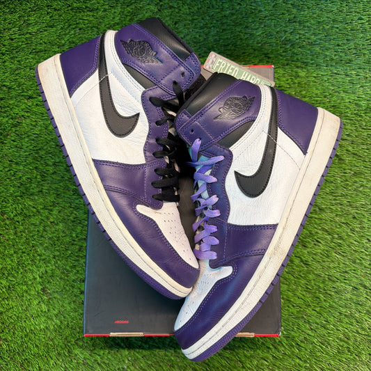 Air Jordan 1 Retro High OG 'Court Purple 2.0' SIZE 12M/13.5W