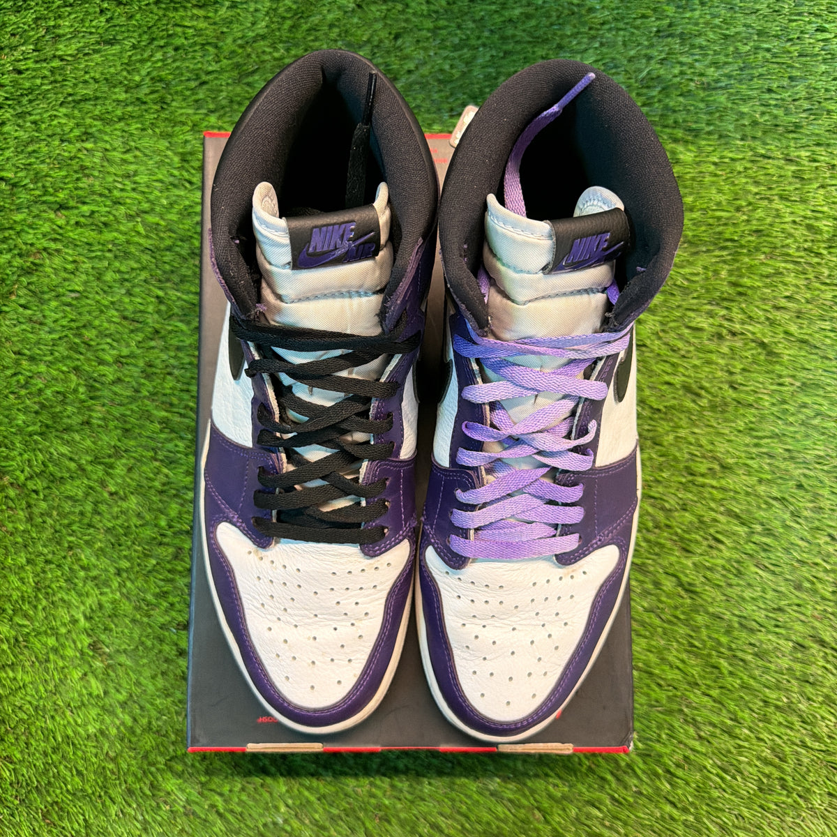 Air Jordan 1 Retro High OG 'Court Purple 2.0' SIZE 12M/13.5W