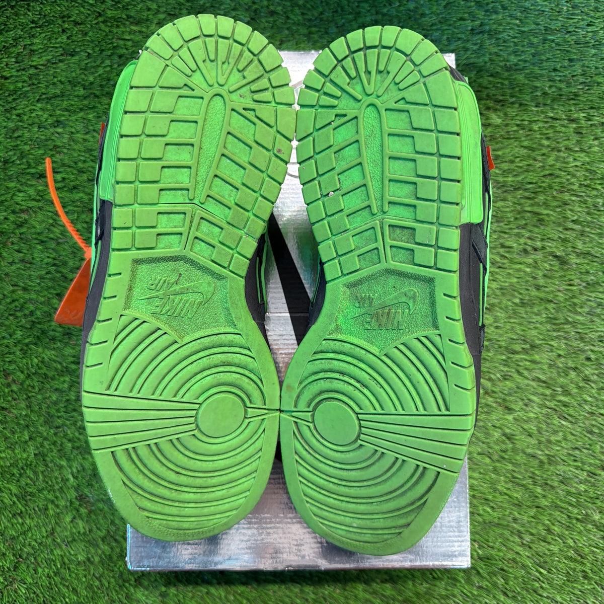 Off-White x Nike Air Rubber Dunk 'Green Strike' SIZE 12M/13.5W