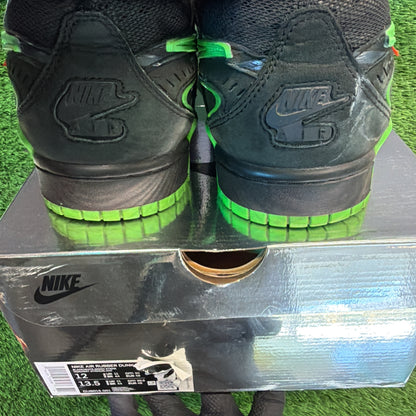 Off-White x Nike Air Rubber Dunk 'Green Strike' SIZE 12M/13.5W