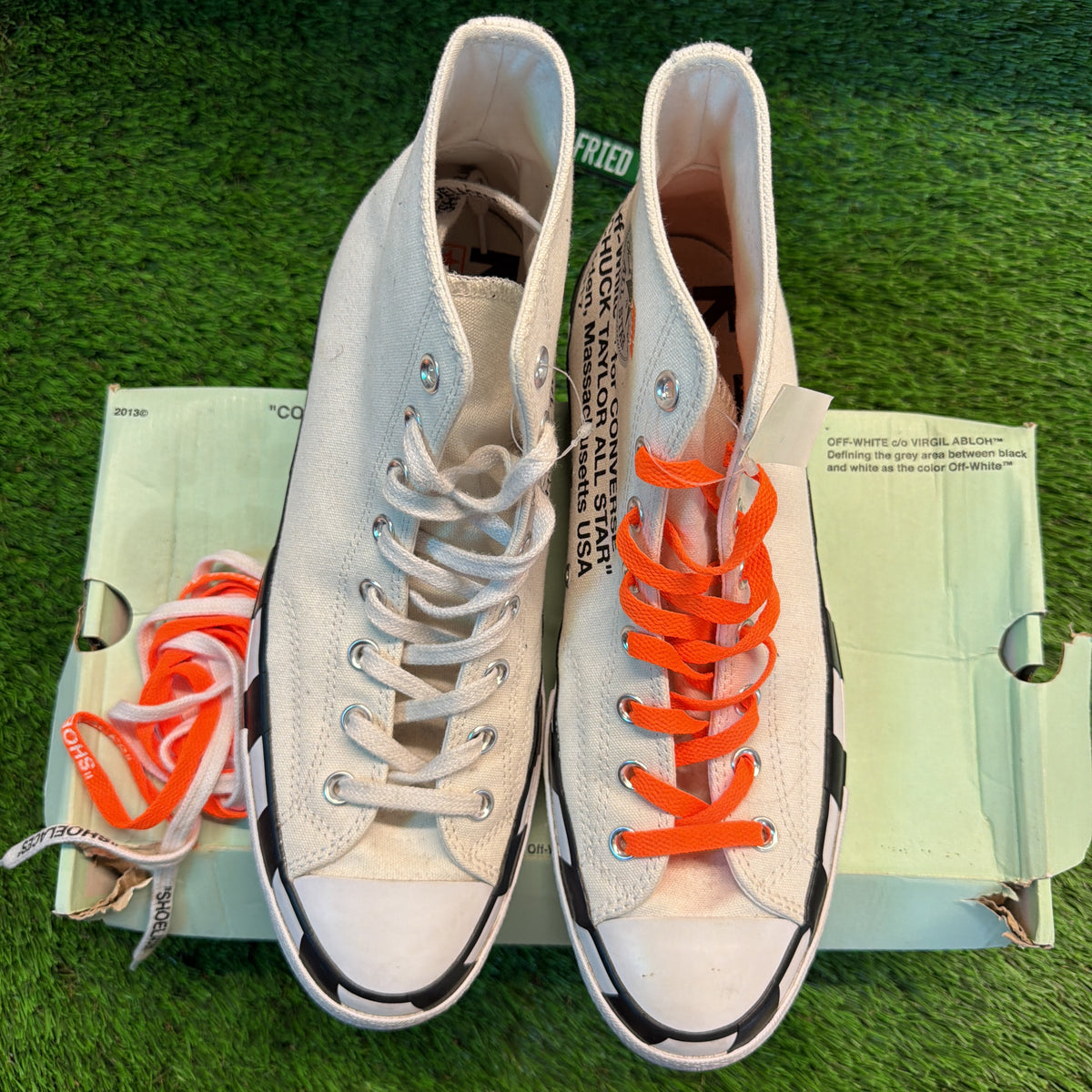 Off-White x Converse Chuck 70 'White' SIZE 11M/12.5W