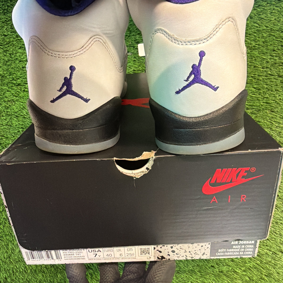 Air Jordan 5 Retro GS 'Concord' SIZE 7Y/8.5W