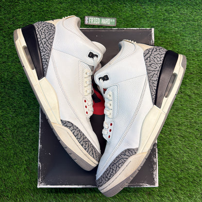Air Jordan 3 Retro 'White Cement Reimagined' SIZE 12M/13.5W