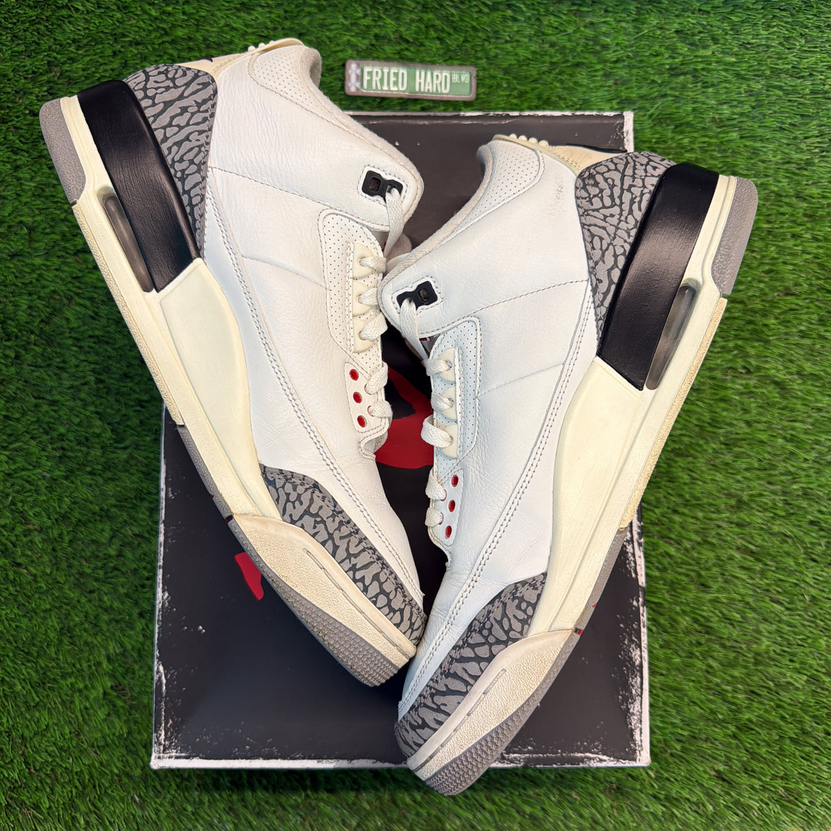 Air Jordan 3 Retro 'White Cement Reimagined' SIZE 12M/13.5W