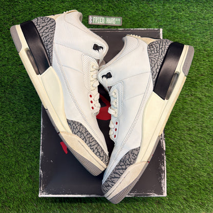 Air Jordan 3 Retro 'White Cement Reimagined' SIZE 12M/13.5W