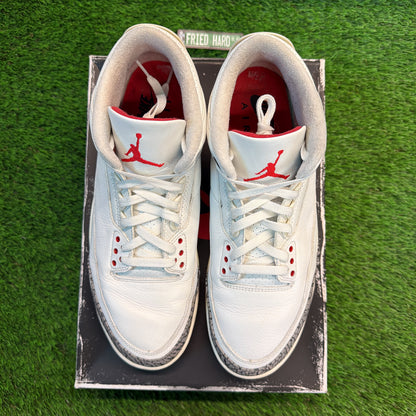 Air Jordan 3 Retro 'White Cement Reimagined' SIZE 12M/13.5W
