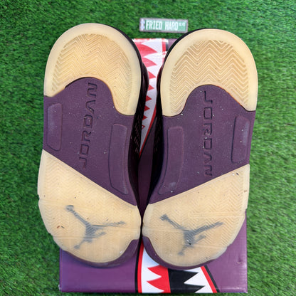 Air Jordan 5 Retro Premium 'Bordeaux' SIZE 11M/12.5W